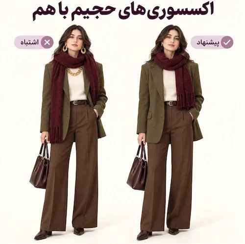 اشتباهات در استایل پاییزی
